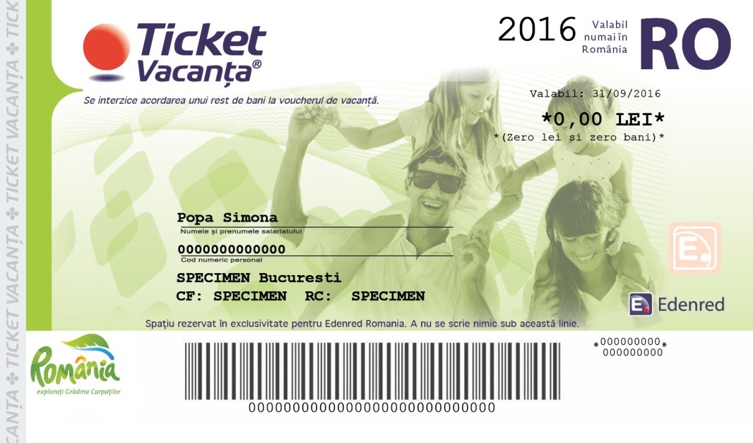 Tichete de vacanta din 2018