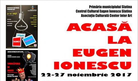 Începe Festivalul de Teatru „Acasă la Eugen Ionescu”