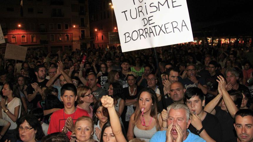 Proteste la Barcelona