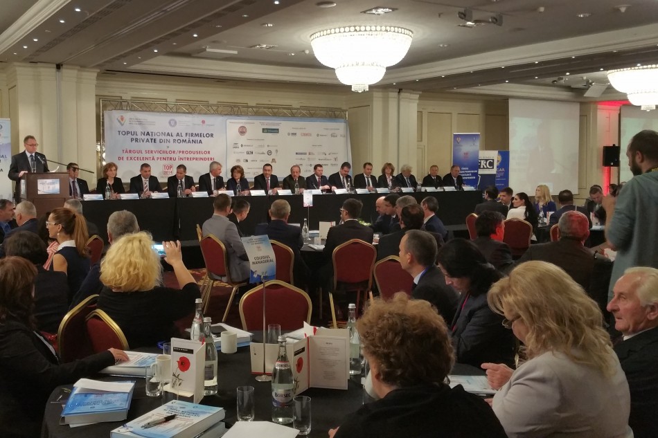 Peste 200 de firme, premiate în cadrul Topului Naţional al Firmelor Private din România