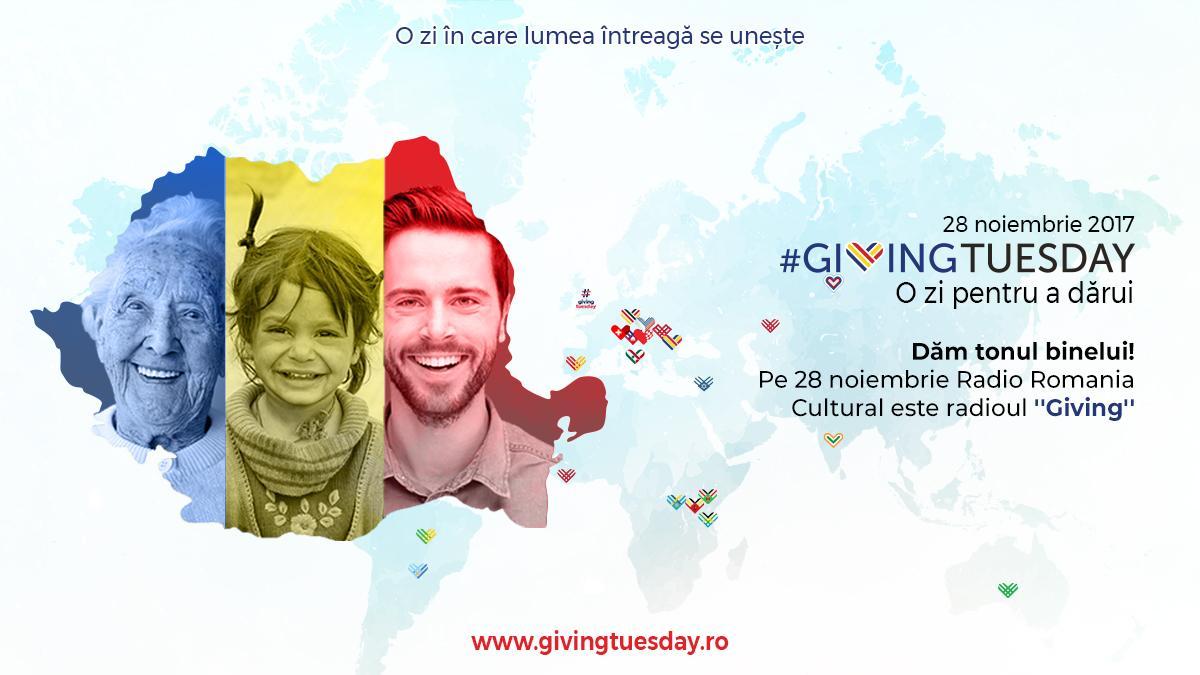 Radio Romania Cultural devine pentru o zi radioul Giving