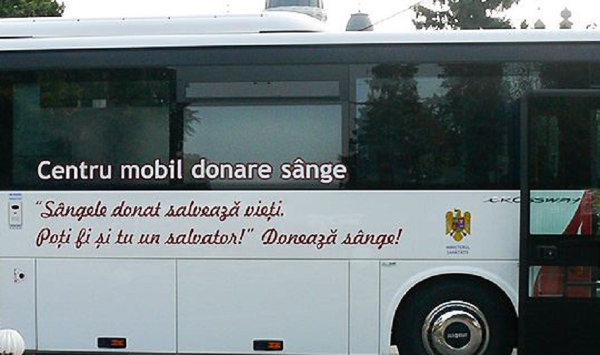 Centrul mobil pentru donare de sânge, la Novaci și Târgu-Jiu