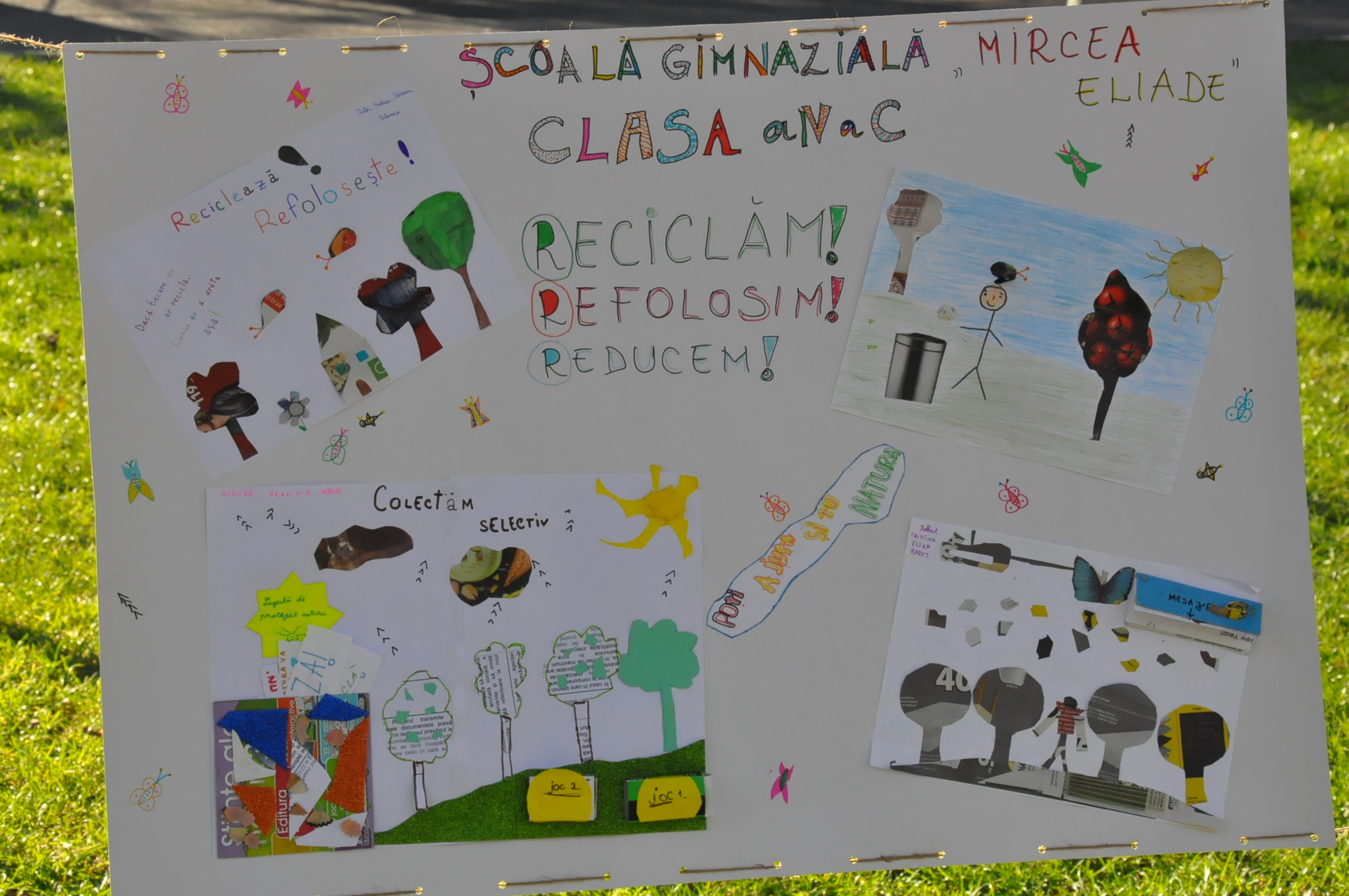 Proiectul “Protejam natura. Colectam selectiv” la Școala Gimnaziala ”Mircea Eliade” din Craiova