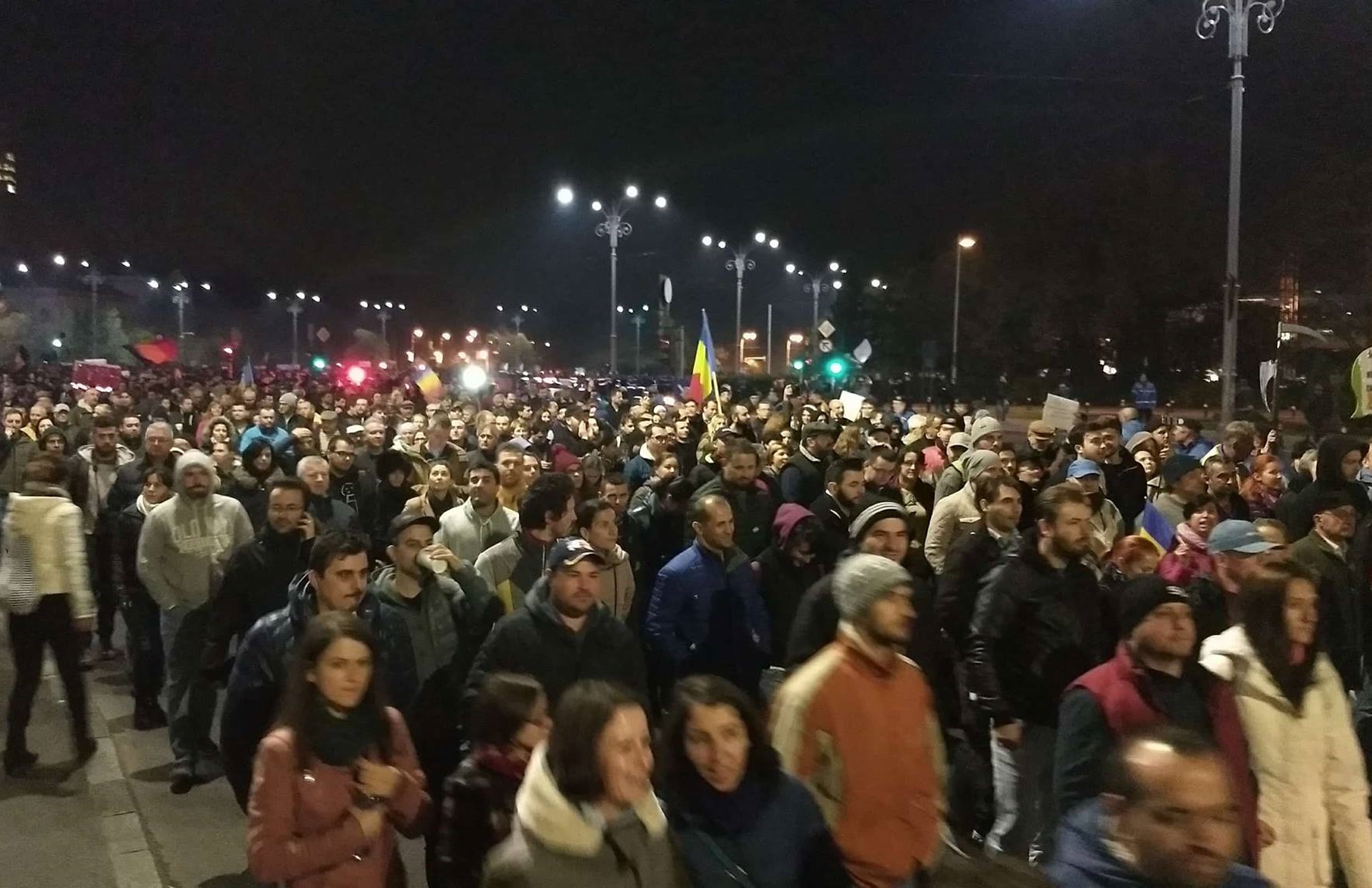 Protest în faţa Parlamentului (audio)