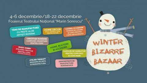 „Winter Bizarre Bazaar”- târg de manufactură și prilej de donații