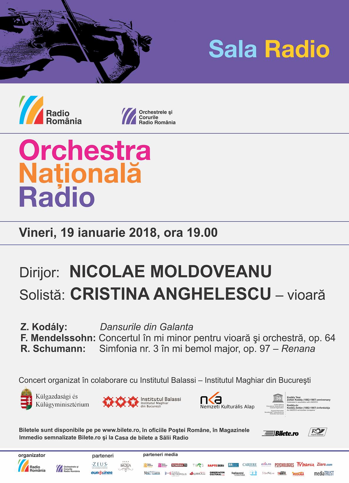 Nicolae Moldoveanu, la pupitrul Orchestrei Naţionale Radio