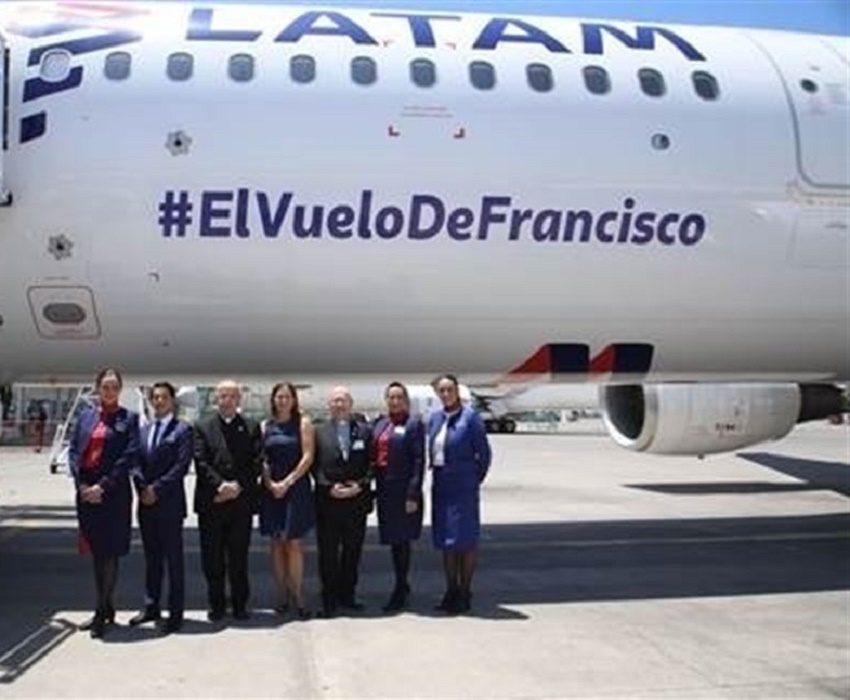 A fost prezentat avionul cu care papa Francisc va călători în timpul vizitei sale în Chile