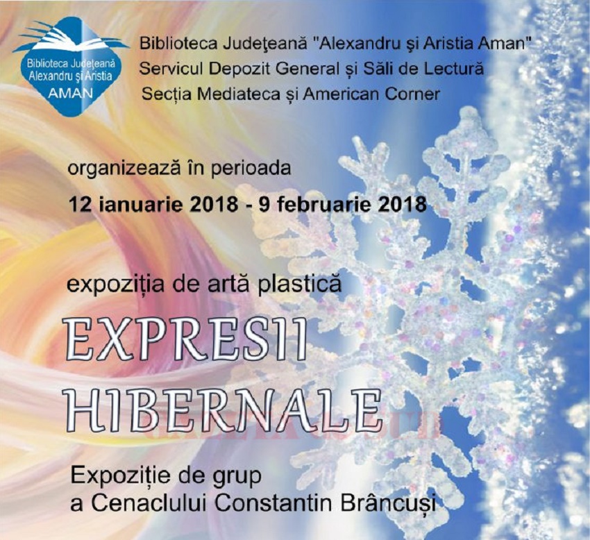 Expoziţie de artă plastică „Expresii hibernale”
