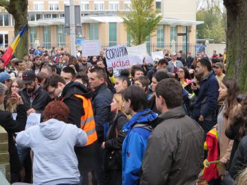 Românii din diaspora au manifestat împotriva corupției