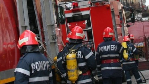 Incendiu la o stație de pompare a gazelor din Gorj