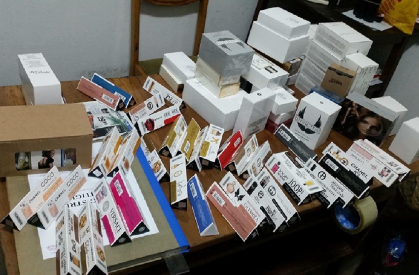 Parfumuri contrafăcute, la Giurgiu