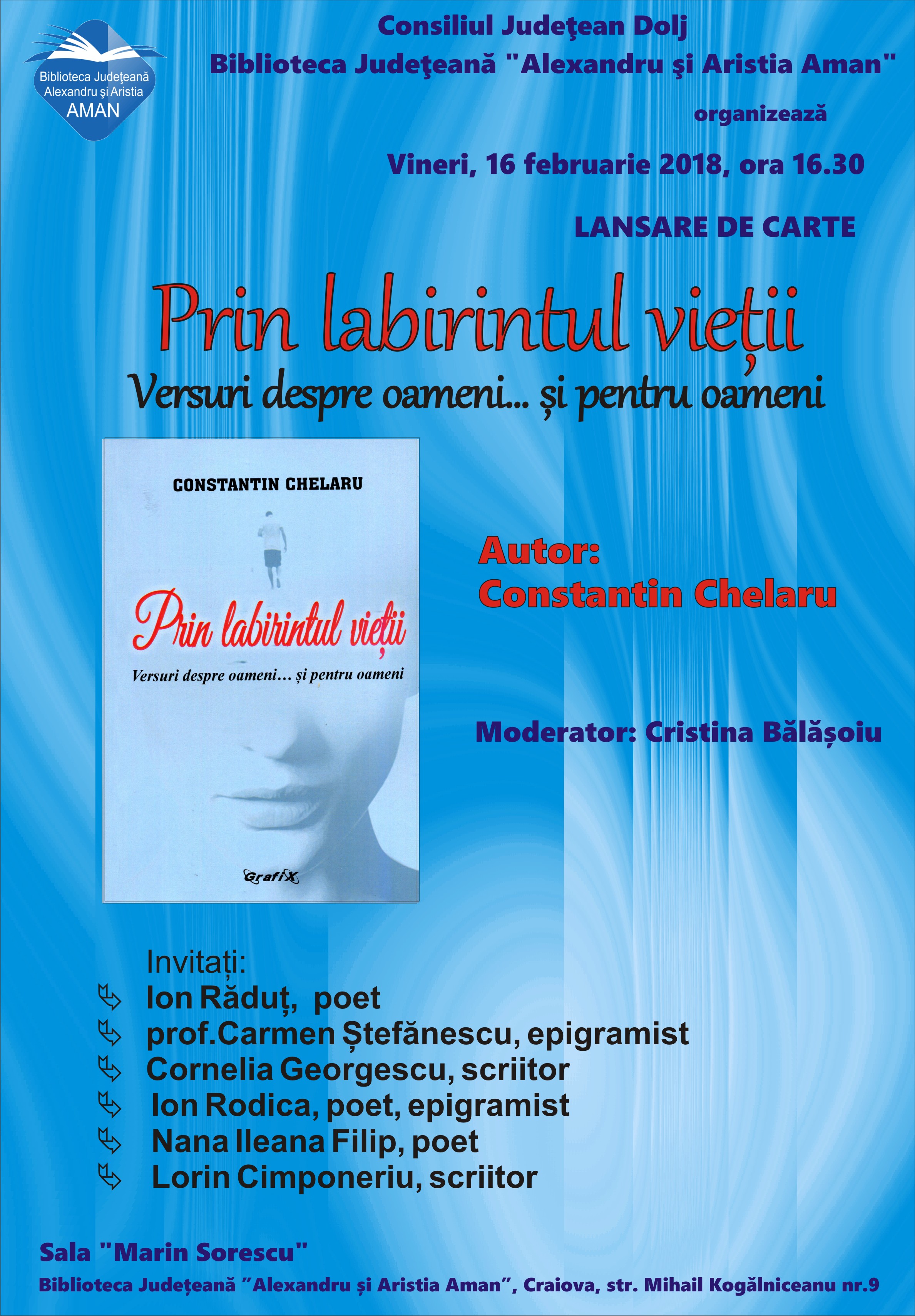 „Prin labirintul vieții. Versuri despre oameni…și pentru oameni”
