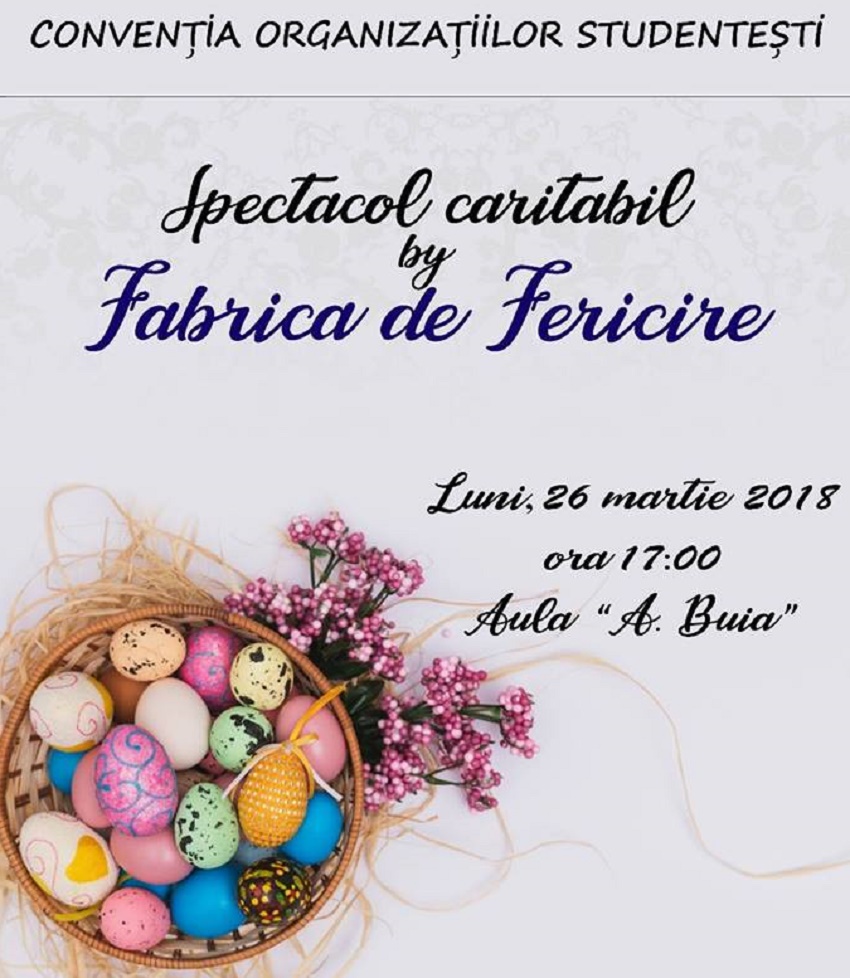 Proiectul caritabil „Fabrica de fericire”, ediția a-II-a