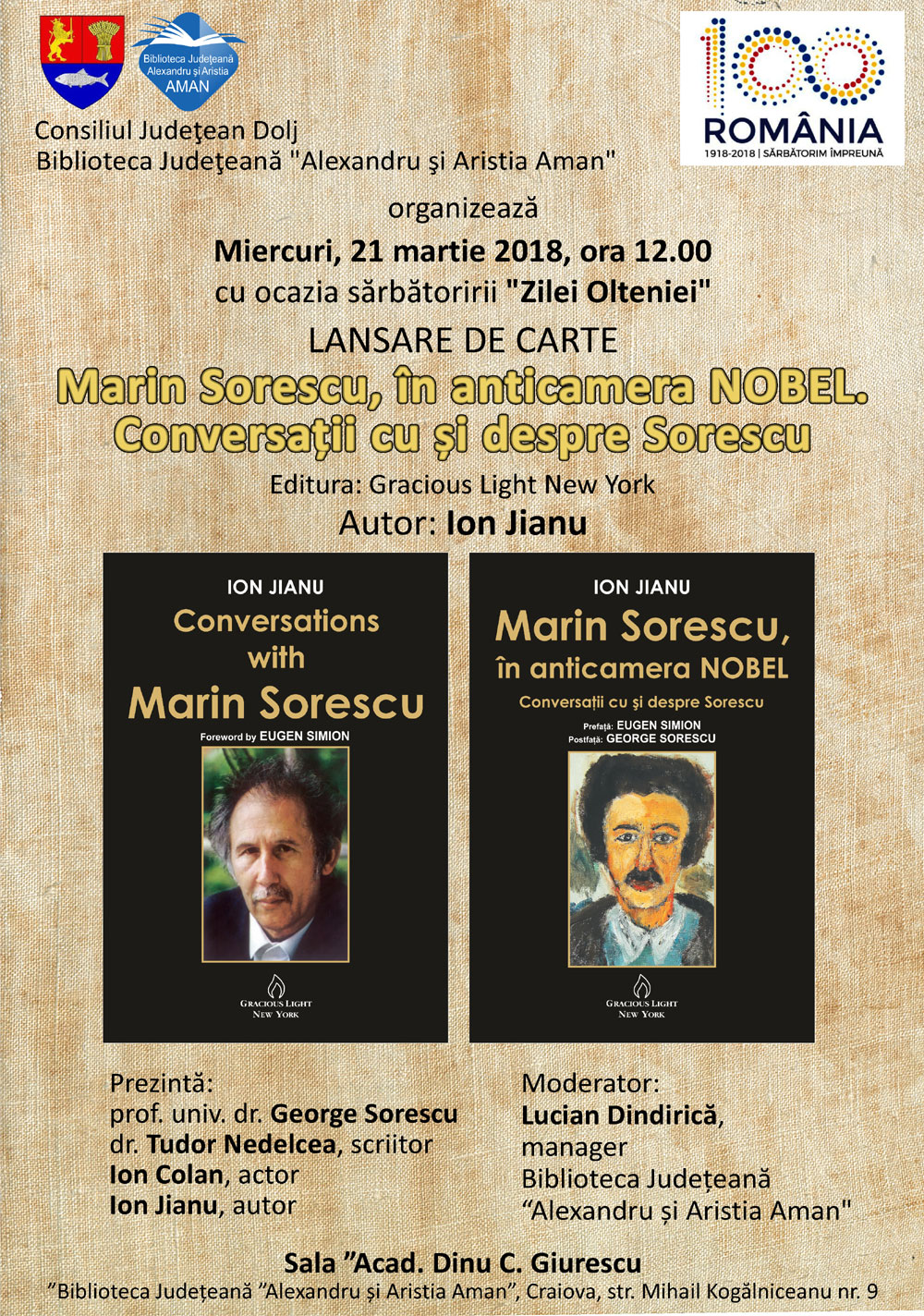 Activități „Ziua Olteniei” – 21 martie