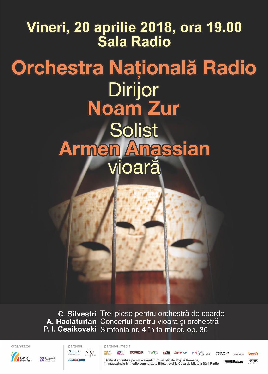 Program Silvestri-Haciaturian-Ceaikovski cu Orchestra Naţională Radio