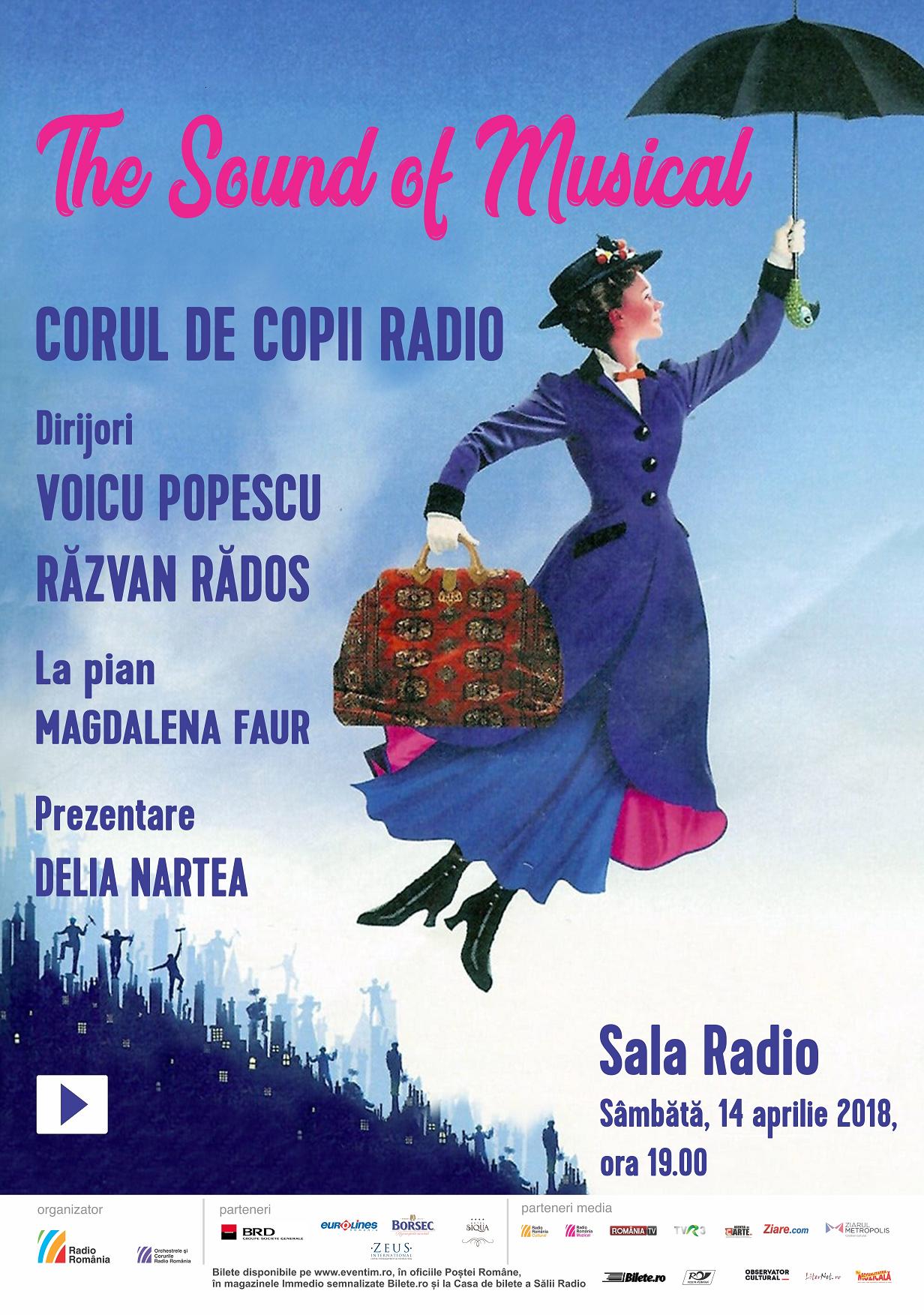 Corul de Copii Radio în The Sound of… Musical, la Sala Radio