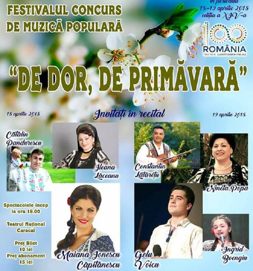 Festival naţional de folclor la Caracal