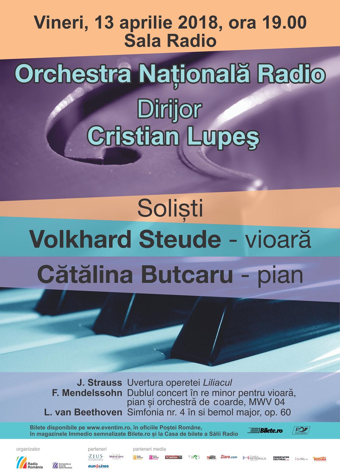 Cristian Lupeş, debut la pupitrul Orchestrei Naţionale Radio