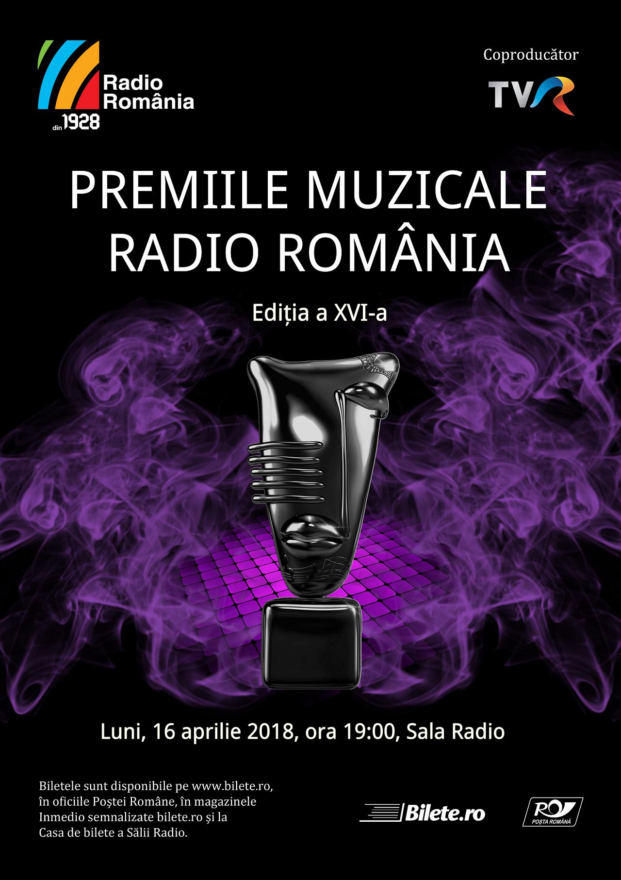 TVR2 transmite Premiile Muzicale Radio România
