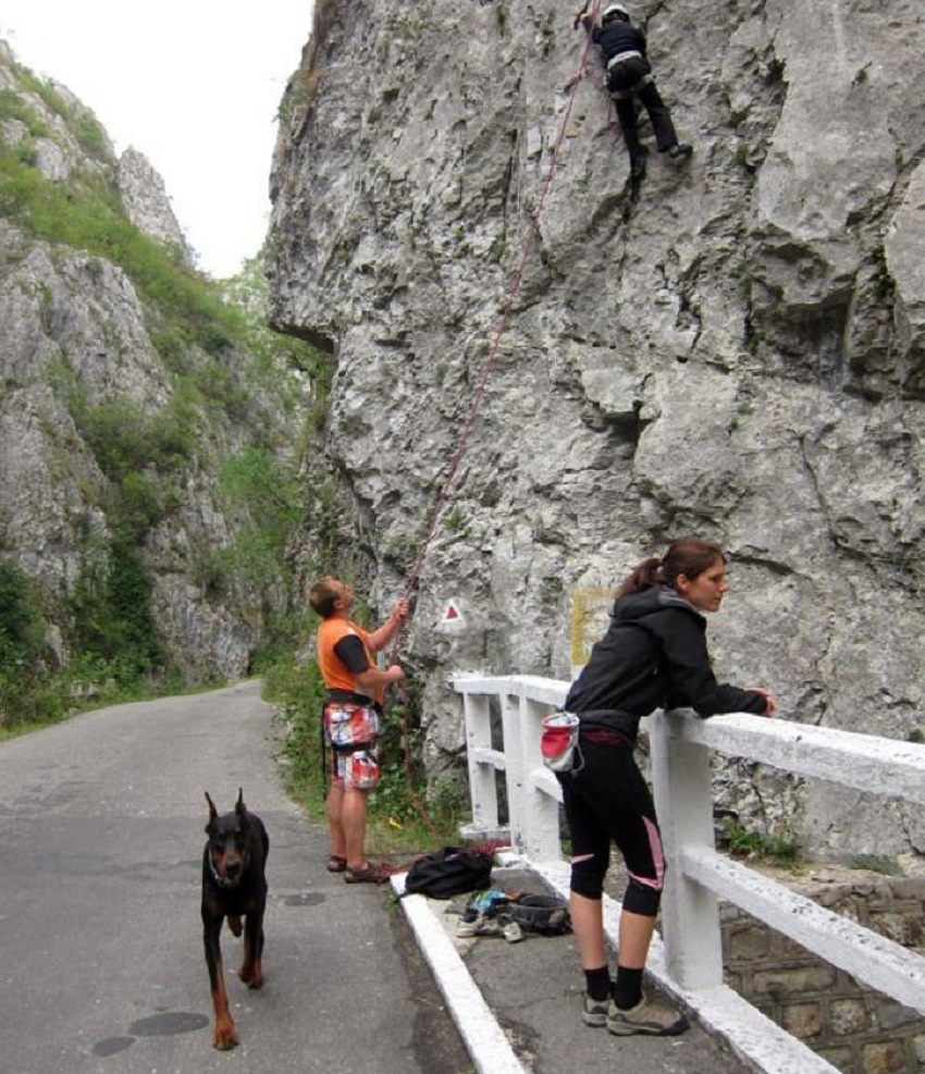 Tabără de escaladă pe Cheile Sohodolului