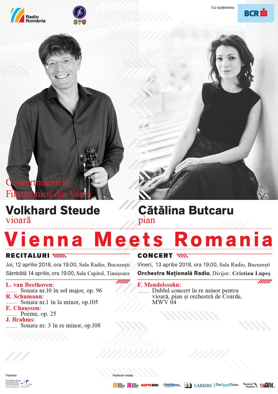 Pasiune, mister şi reverie muzicală cu Volkhard Steude şi Cătălina Butcaru