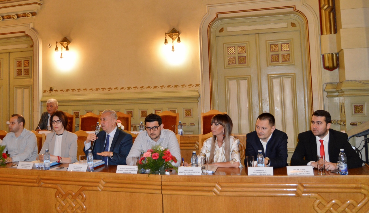 Președintele Consiliului Județean Dolj, Ion Prioteasa, a condus, luni, adunarea generală a Asociației de Dezvoltare Intercomunitară (ADI) „EcoDolj“