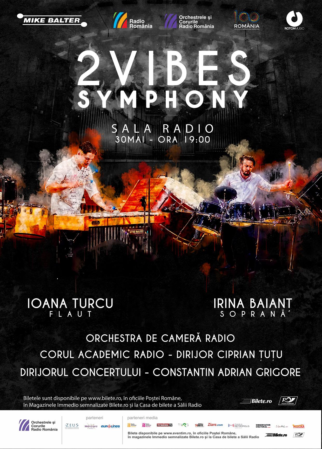 2 Vibes Symphony – concert inedit la Sala Radio