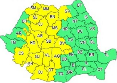 Cod galben în Oltenia