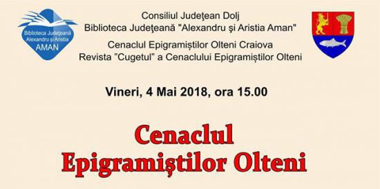O nouă întâlnire a Cenaclului Epigramiștilor Olteni