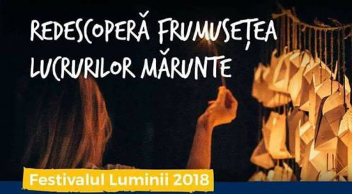 O nouă ediție a Festivalului Luminii la Târgu Jiu