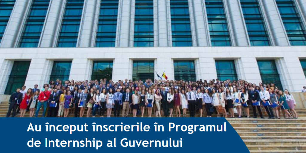 Perioada de înscriere la Programul Oficial de Internship al Guvernului României – ediţia 2018 a fost prelungită