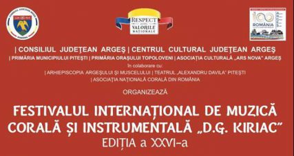 În județul Argeș începe festivalul „D.G. Kiriac”