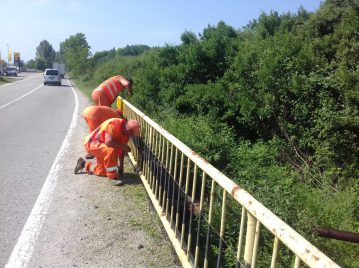 Lucrări pe drumurile din Gorj