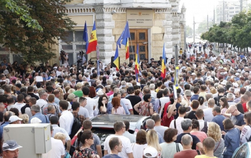Protest la Chişinău (audio)