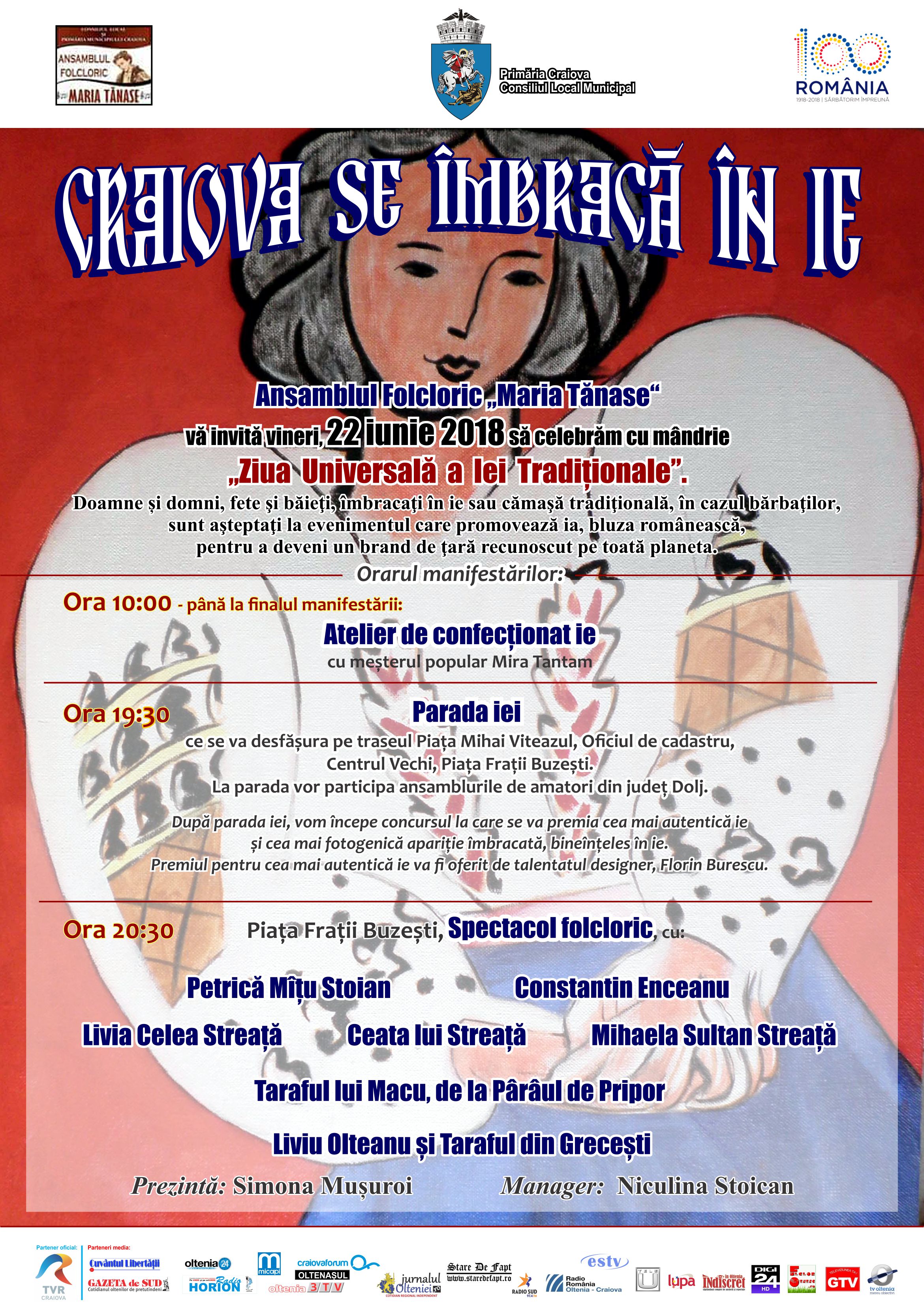 CRAIOVA SE IMBRACĂ ÎN IE