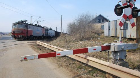 Circulaţie feroviară oprită în judeţul Vâlcea