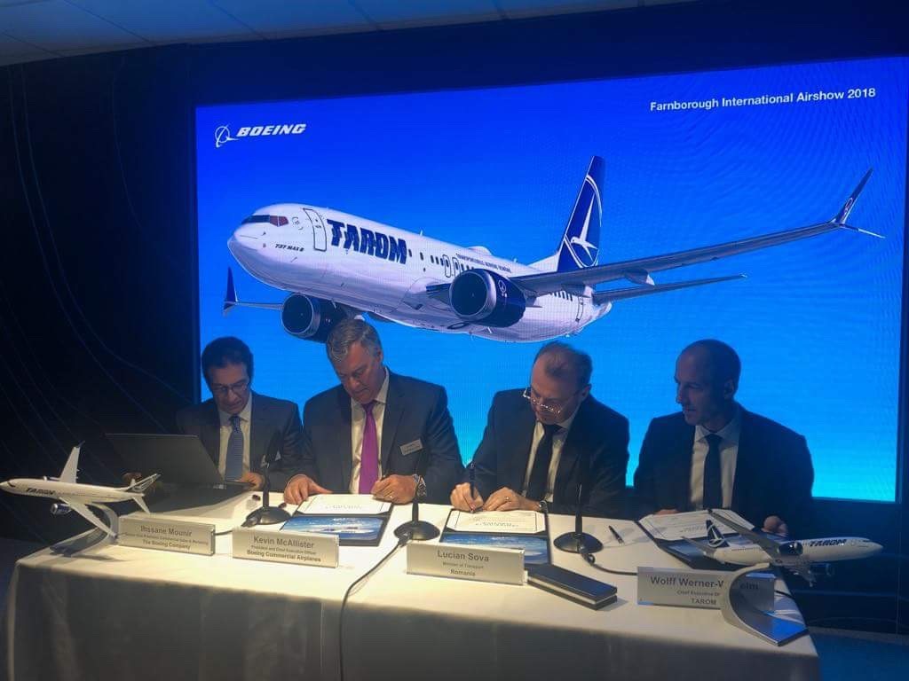 TAROM cumpără cinci aeronave Boeing noi