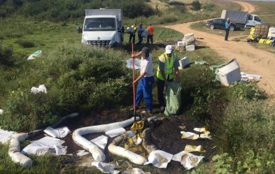 ABA Jiu continuă monitorizarea și intervenția în zona Preajba