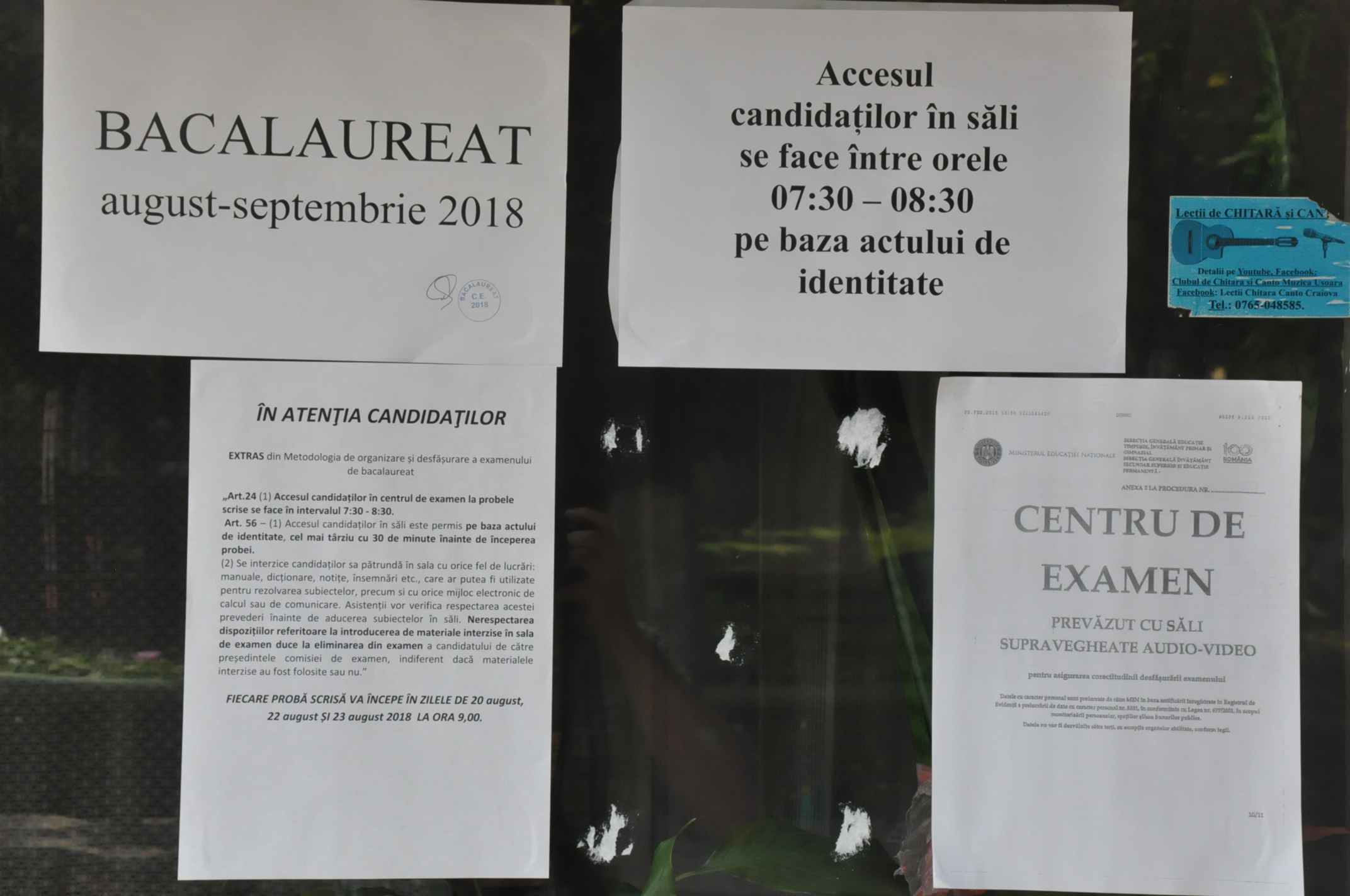 Astăzi, 22 august 2018, s-a desfășurat proba obligatorie a profilului din cadrul examenului național de bacalaureat