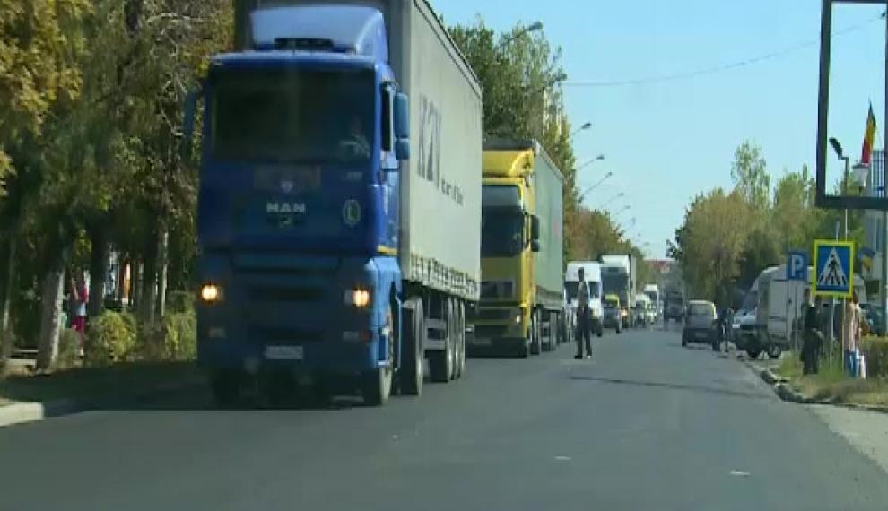 Circulaţie îngreunată pe DN 65 Craiova – Slatina