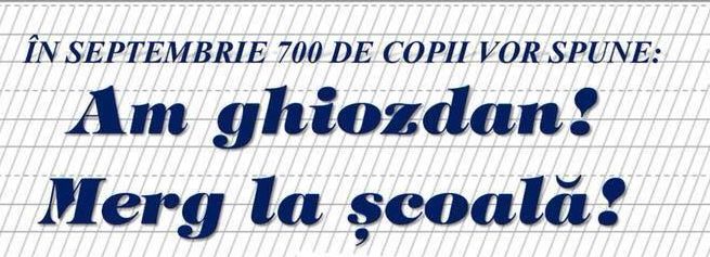 A debutat campania „Am ghiozdan! Merg la școală”