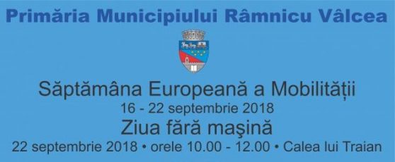 Ziua fără mașină, la Râmnicu Vâlcea