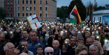 Proteste la Chemnitz, în Germania