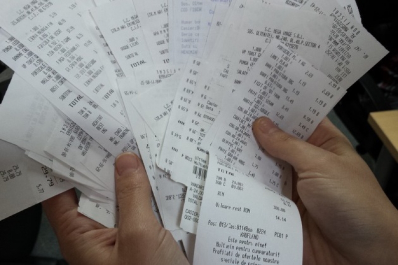 Bonurile fiscale emise pe 11 septembrie, cu o valoare de 875 lei, au fost desemnate câştigătoare la extragerea Loteriei bonurilor fiscale