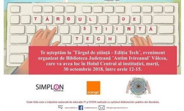 Târgul de știință la Biblioteca Județeană Vâlcea