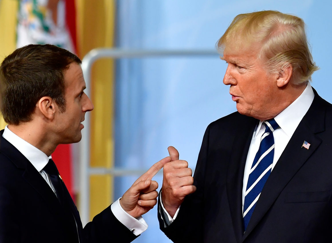 Preşedintele american Donald Trump a calificat drept insultătoare afirmaţiile omologului său francez