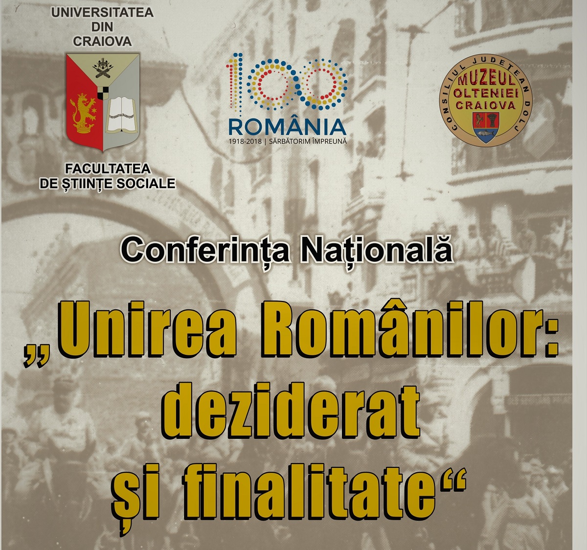 Unirea românilor: deziderat şi finalitate