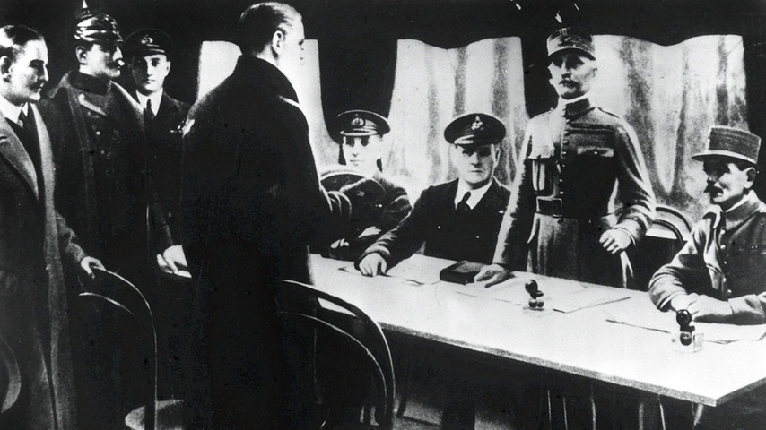 La 11 noiembrie 1918 se semna armistițiul care punea capãt Primului Rãzboi Mondial