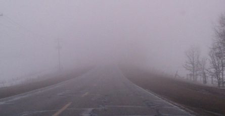 Cod Galben de ceață și ghețuș în Gorj