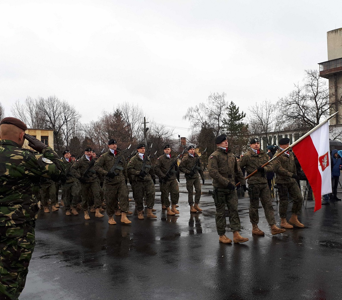 Transfer de autoritate al contingentului din Polonia, la Craiova